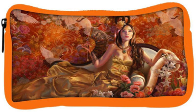 

Snoogg Eco Friendly Canvas Fantasy Girls Designer Student Pen Pencil Case Coin Purse Pouch Cosmetic Makeup Bag (ORANGE) Pouch(Multicolor)