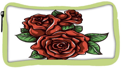 

Snoogg Eco Friendly Canvas Floral Vector Element Student Pen Pencil Case Coin Purse Pouch Cosmetic Makeup Bag (GREEN) Pouch(Multicolor)