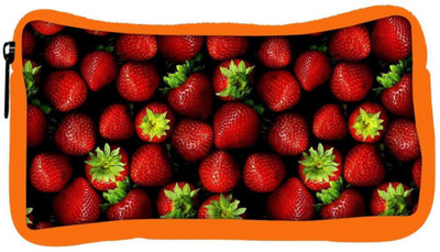 

Snoogg Eco Friendly Canvas Strawberries Designer Student Pen Pencil Case Coin Purse Pouch Cosmetic Makeup Bag (ORANGE) Pouch(Multicolor)
