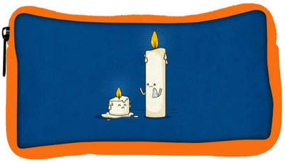 

Snoogg Eco Friendly Canvas Dying Candle Designer Student Pen Pencil Case Coin Purse Pouch Cosmetic Makeup Bag (ORANGE) Pouch(Multicolor)