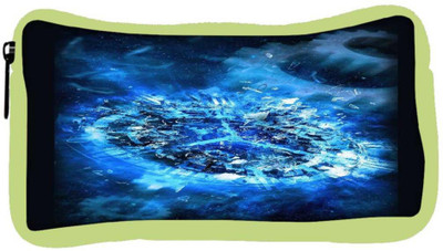 

Snoogg Eco Friendly Canvas Shattered Clock 2693 Student Pen Pencil Case Coin Purse Pouch Cosmetic Makeup Bag (GREEN) Pouch(Multicolor)