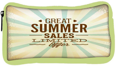 

Snoogg Eco Friendly Canvas Summer Vector Illustration Student Pen Pencil Case Coin Purse Pouch Cosmetic Makeup Bag (GREEN) Pouch(Multicolor)