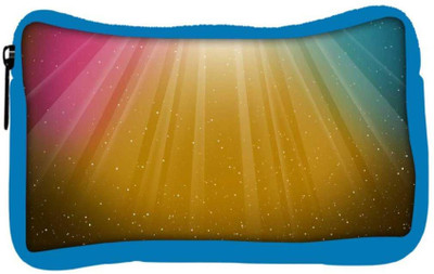 

Snoogg Eco Friendly Canvas Multicolor Background Designer Student Pen Pencil Case Coin Purse Pouch Cosmetic Makeup Bag (BLUE) Pouch(Multicolor)