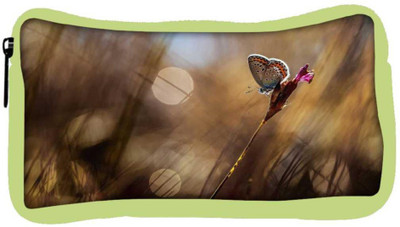 

Snoogg Eco Friendly Canvas Abstract Butterfly Designer Student Pen Pencil Case Coin Purse Pouch Cosmetic Makeup Bag (GREEN) Pouch(Multicolor)