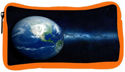 

Snoogg Eco Friendly Canvas Earth North America Student Pen Pencil Case Coin Purse Pouch Cosmetic Makeup Bag (ORANGE) Pouch(Multicolor)