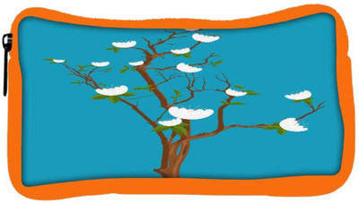 

Snoogg Eco Friendly Canvas White Daisies Branches Student Pen Pencil Case Coin Purse Pouch Cosmetic Makeup Bag (ORANGE) Pouch(Multicolor)