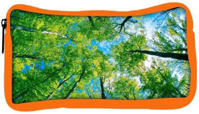 

Snoogg Eco Friendly Canvas Blossom Trees Designer Student Pen Pencil Case Coin Purse Pouch Cosmetic Makeup Bag (ORANGE) Pouch(Multicolor)