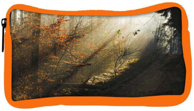 

Snoogg Eco Friendly Canvas Dark Forest Designer Student Pen Pencil Case Coin Purse Pouch Cosmetic Makeup Bag (ORANGE) Pouch(Multicolor)