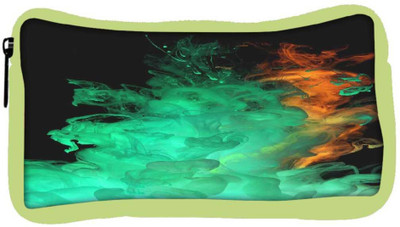 

Snoogg Eco Friendly Canvas Red Green Smoke Designer Student Pen Pencil Case Coin Purse Pouch Cosmetic Makeup Bag (GREEN) Pouch(Multicolor)