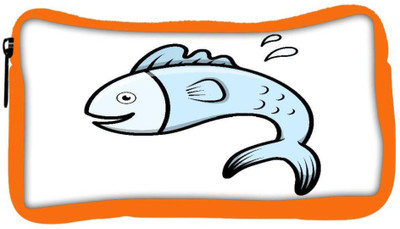 

Snoogg Eco Friendly Canvas Cute Cartoon Fish Vector Student Pen Pencil Case Coin Purse Pouch Cosmetic Makeup Bag (ORANGE) Pouch(Multicolor)