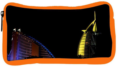 

Snoogg Eco Friendly Canvas Legendary Buildings Designer Student Pen Pencil Case Coin Purse Pouch Cosmetic Makeup Bag (ORANGE) Pouch(Multicolor)