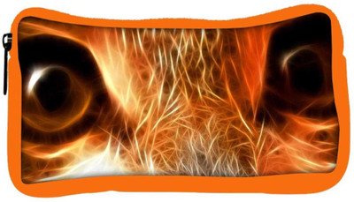 

Snoogg Eco Friendly Canvas Neon Tiger Eyes Student Pen Pencil Case Coin Purse Pouch Cosmetic Makeup Bag (ORANGE) Pouch(Multicolor)