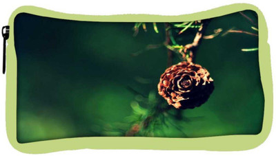 

Snoogg Eco Friendly Canvas Golden Flower Designer Student Pen Pencil Case Coin Purse Pouch Cosmetic Makeup Bag (GREEN) Pouch(Multicolor)