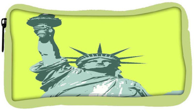 

Snoogg Eco Friendly Canvas Statue Of Liberty Student Pen Pencil Case Coin Purse Pouch Cosmetic Makeup Bag (GREEN) Pouch(Multicolor)