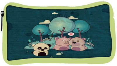 

Snoogg Eco Friendly Canvas Lonely Panda 2655 Student Pen Pencil Case Coin Purse Pouch Cosmetic Makeup Bag (GREEN) Pouch(Multicolor)