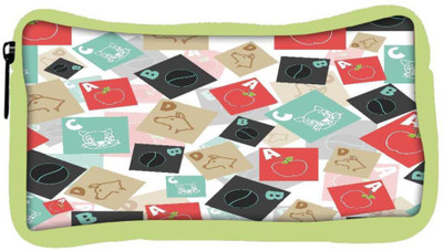 

Snoogg Eco Friendly Canvas A For Apple Designer Student Pen Pencil Case Coin Purse Pouch Cosmetic Makeup Bag (GREEN) Pouch(Multicolor)