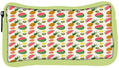 

Snoogg Eco Friendly Canvas Fruit Healthy Pattern Student Pen Pencil Case Coin Purse Pouch Cosmetic Makeup Bag (GREEN) Pouch(Multicolor)