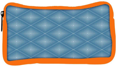

Snoogg Eco Friendly Canvas Blue Pattern Designer Student Pen Pencil Case Coin Purse Pouch Cosmetic Makeup Bag (ORANGE) Pouch(Multicolor)