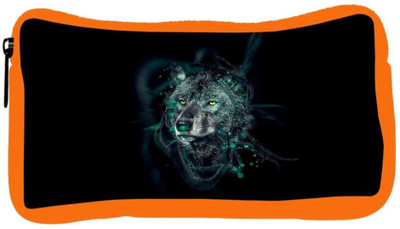 

Snoogg Eco Friendly Canvas Dark Wolf Designer Student Pen Pencil Case Coin Purse Pouch Cosmetic Makeup Bag (ORANGE) Pouch(Multicolor)