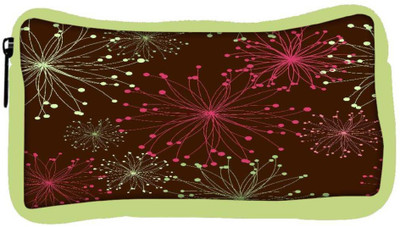 

Snoogg Eco Friendly Canvas Retro Floral Seamless Background Student Pen Pencil Case Coin Purse Pouch Cosmetic Makeup Bag (GREEN) Pouch(Multicolor)