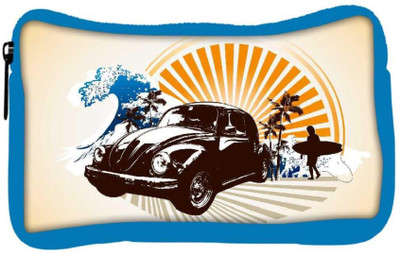 

Snoogg Eco Friendly Canvas Vintage Car Designer Student Pen Pencil Case Coin Purse Pouch Cosmetic Makeup Bag (BLUE) Pouch(Multicolor)