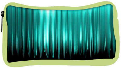 

Snoogg Eco Friendly Canvas Cyan Rays Designer Student Pen Pencil Case Coin Purse Pouch Cosmetic Makeup Bag (GREEN) Pouch(Multicolor)