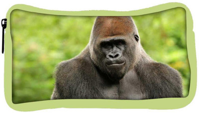 

Snoogg Eco Friendly Canvas Gorilla Designer Student Pen Pencil Case Coin Purse Pouch Cosmetic Makeup Bag (GREEN) Pouch(Multicolor)