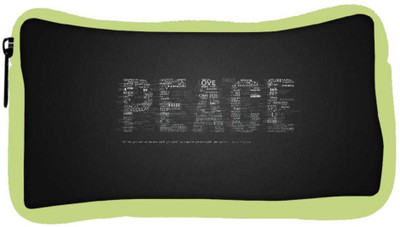 

Snoogg Eco Friendly Canvas Peace Designer Student Pen Pencil Case Coin Purse Pouch Cosmetic Makeup Bag (GREEN) Pouch(Multicolor)