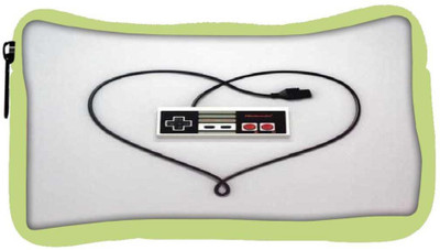 

Snoogg Eco Friendly Canvas Entertainment System Controller Love Student Pen Pencil Case Coin Purse Pouch Cosmetic Makeup Bag (GREEN) Pouch(Multicolor)