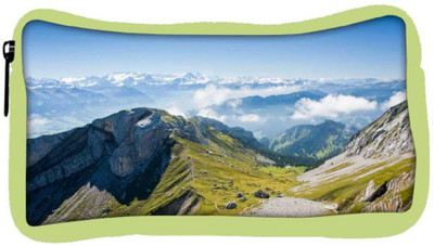 

Snoogg Eco Friendly Canvas White Mountains Designer Student Pen Pencil Case Coin Purse Pouch Cosmetic Makeup Bag (GREEN) Pouch(Multicolor)