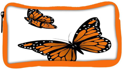 

Snoogg Eco Friendly Canvas Monarch Butterfly Student Pen Pencil Case Coin Purse Pouch Cosmetic Makeup Bag (ORANGE) Pouch(Multicolor)