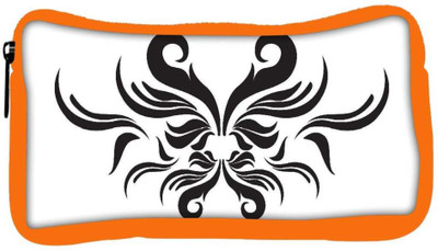

Snoogg Eco Friendly Canvas Decor Swirl Elements Illustration Student Pen Pencil Case Coin Purse Pouch Cosmetic Makeup Bag (ORANGE) Pouch(Multicolor)