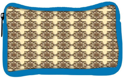

Snoogg Eco Friendly Canvas Abstract Brown Pattern Design Designer Student Pen Pencil Case Coin Purse Pouch Cosmetic Makeup Bag (BLUE) Pouch(Multicolor)