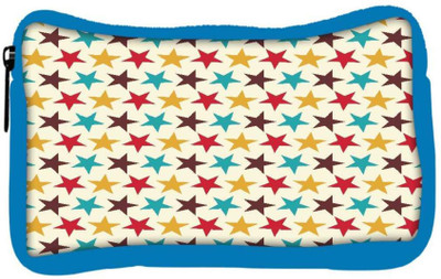 

Snoogg Eco Friendly Canvas Multicolor Stars Cream Pattern Designer Student Pen Pencil Case Coin Purse Pouch Cosmetic Makeup Bag (BLUE) Pouch(Multicolor)