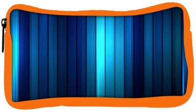 

Snoogg Eco Friendly Canvas Dark And Lite Blue Design Designer Student Pen Pencil Case Coin Purse Pouch Cosmetic Makeup Bag (ORANGE) Pouch(Multicolor)