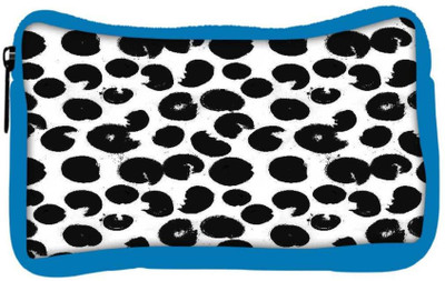 

Snoogg Eco Friendly Canvas Black Abstract Paint Designer Student Pen Pencil Case Coin Purse Pouch Cosmetic Makeup Bag (BLUE) Pouch(Multicolor)