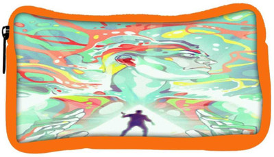 

Snoogg Eco Friendly Canvas Find Yourself Student Pen Pencil Case Coin Purse Pouch Cosmetic Makeup Bag (ORANGE) Pouch(Multicolor)