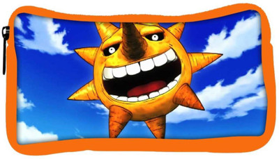 

Snoogg Eco Friendly Canvas Ugly Sun Designer Student Pen Pencil Case Coin Purse Pouch Cosmetic Makeup Bag (ORANGE) Pouch(Multicolor)