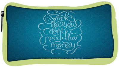 

Snoogg Eco Friendly Canvas Advice On Work And Money Designer Student Pen Pencil Case Coin Purse Pouch Cosmetic Makeup Bag (GREEN) Pouch(Multicolor)