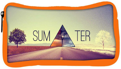 

Snoogg Eco Friendly Canvas Sum Ter Triangle Designer Student Pen Pencil Case Coin Purse Pouch Cosmetic Makeup Bag (ORANGE) Pouch(Multicolor)