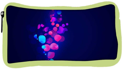 

Snoogg Eco Friendly Canvas Neon Bubbles Designer Student Pen Pencil Case Coin Purse Pouch Cosmetic Makeup Bag (GREEN) Pouch(Multicolor)