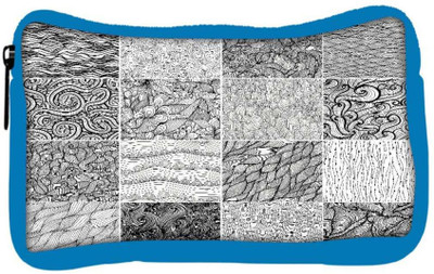 

Snoogg Eco Friendly Canvas Set 3 Sixteen Black And White Wave Patterns Seamlessly Tilingseamless Pat Student Pen Pencil Case Coin Purse Pouch Cosmetic Makeup Bag (BLUE) Pouch(Multicolor)