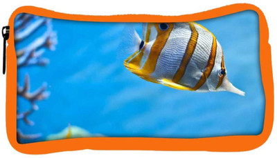 

Snoogg Eco Friendly Canvas Colorful Fish Designer Student Pen Pencil Case Coin Purse Pouch Cosmetic Makeup Bag (ORANGE) Pouch(Multicolor)