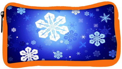 

Snoogg Eco Friendly Canvas Abstract Christmas Pattern Designer Student Pen Pencil Case Coin Purse Pouch Cosmetic Makeup Bag (ORANGE) Pouch(Multicolor)