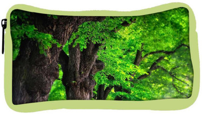 

Snoogg Eco Friendly Canvas Green Leaves In Tree Designer Student Pen Pencil Case Coin Purse Pouch Cosmetic Makeup Bag (GREEN) Pouch(Multicolor)