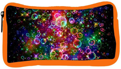 

Snoogg Eco Friendly Canvas Bubbles Universal Student Pen Pencil Case Coin Purse Pouch Cosmetic Makeup Bag (ORANGE) Pouch(Multicolor)