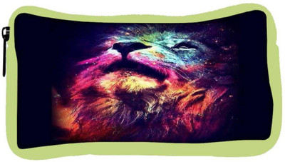 

Snoogg Eco Friendly Canvas Neon Lion Student Pen Pencil Case Coin Purse Pouch Cosmetic Makeup Bag (GREEN) Pouch(Multicolor)
