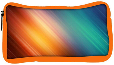

Snoogg Eco Friendly Canvas Aurora Abstract Designer Student Pen Pencil Case Coin Purse Pouch Cosmetic Makeup Bag (ORANGE) Pouch(Multicolor)