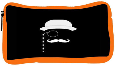 

Snoogg Eco Friendly Canvas Minimal Detective Student Pen Pencil Case Coin Purse Pouch Cosmetic Makeup Bag (ORANGE) Pouch(Multicolor)