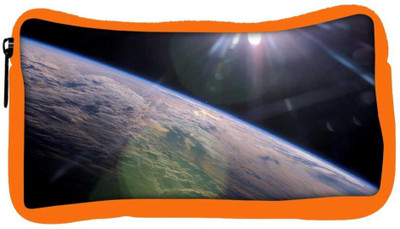 

Snoogg Eco Friendly Canvas Abstract Earth Designer Student Pen Pencil Case Coin Purse Pouch Cosmetic Makeup Bag (ORANGE) Pouch(Multicolor)